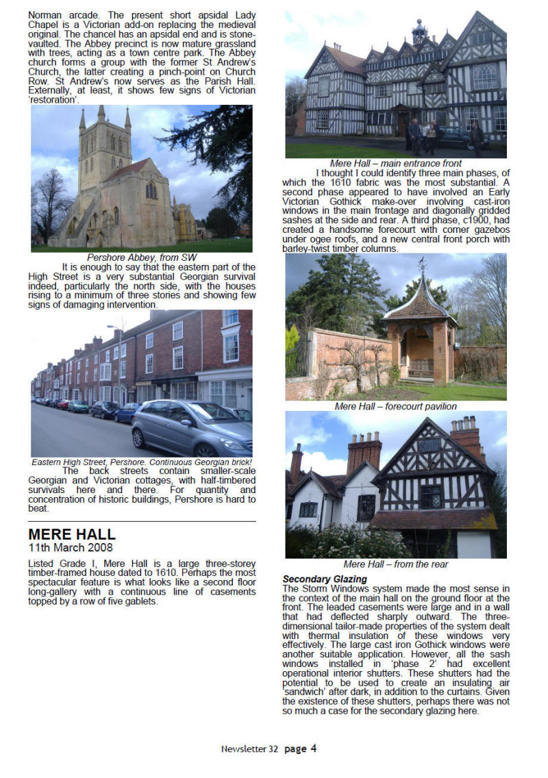 IHBC North West Branch Newsletter No. 28 October 2008 - page four - This is a graphical representation, for PDF download visit http://www.ihbc.org.uk/branches_west_mids.htm