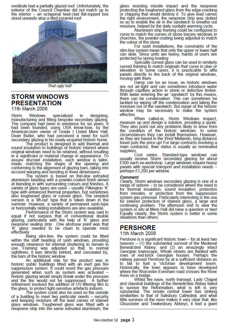 IHBC North West Branch Newsletter No. 28 October 2008 - page three - This is a graphical representation, for PDF download visit http://www.ihbc.org.uk/branches_west_mids.htm