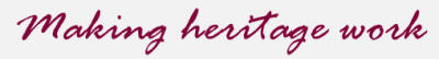Making Heritage Work logo