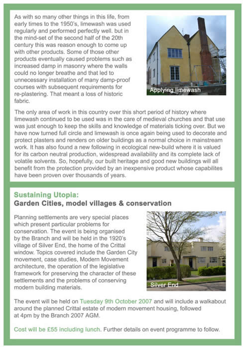East Anglia Newsletter Issue 20 Spring 2007