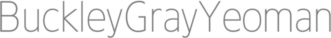 BuckleyGrayYeoman logo