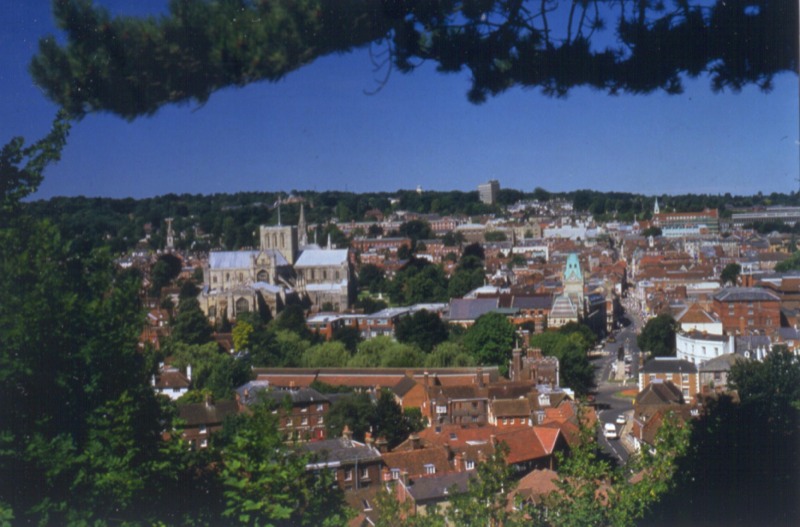 View from St. Giles Hill