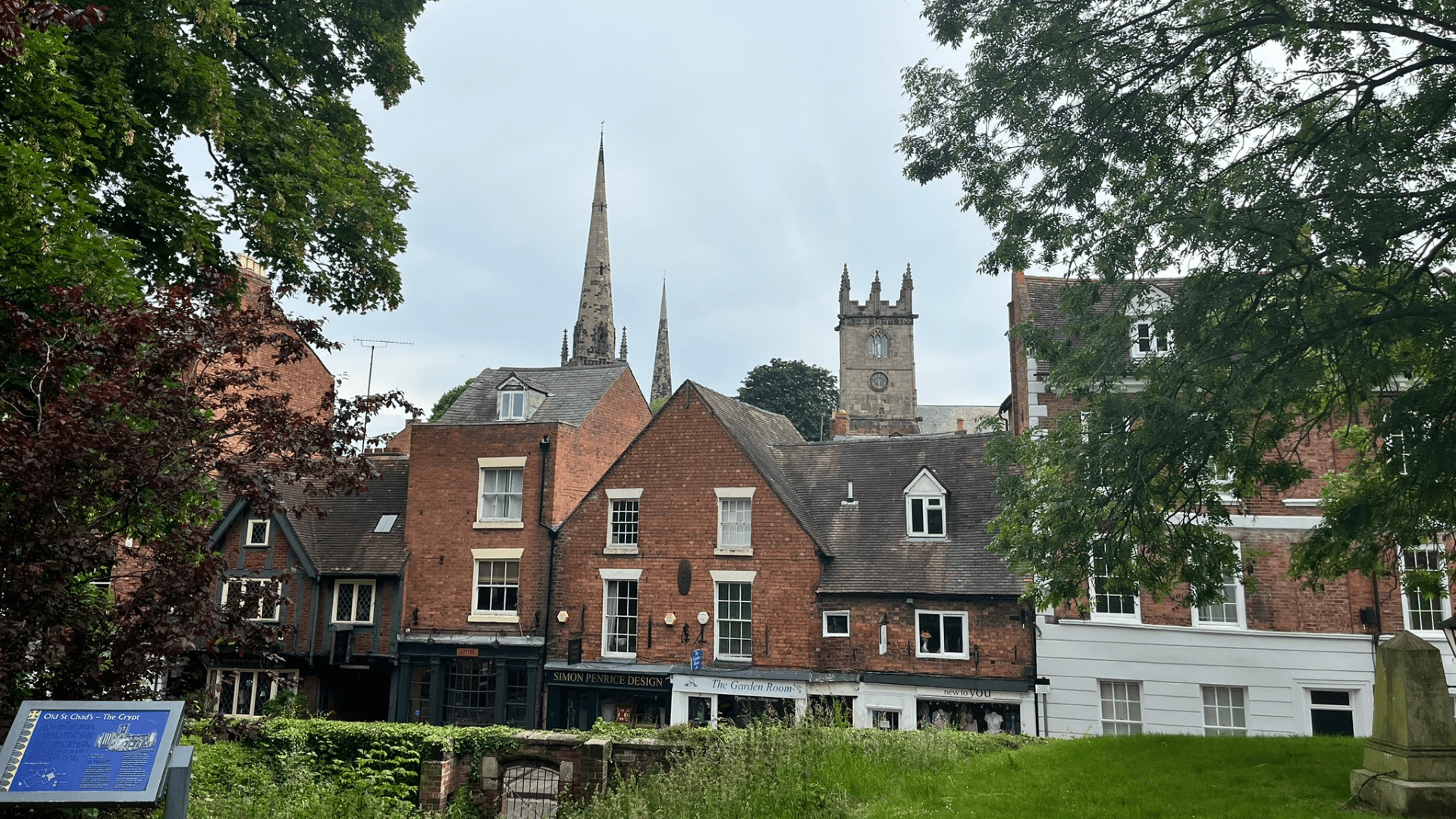 View from Old St. Chad's Church